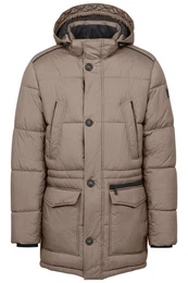 Langjacke mit Stehkragen