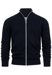 Kronstadt Sweatjacke KSCarlo Zip Dunkelblau