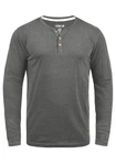 !Solid Herren Longsleeve Shirt SDVolko Dunkelgrau/Grau/Hellgrau