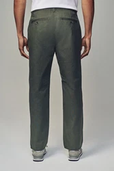 Next Chinohose Straight Fit Dunkelgrün/Khaki