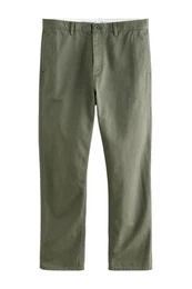 Chinohose Straight Fit Utility-Chinohose aus 100% Baumwolle (1-tlg)