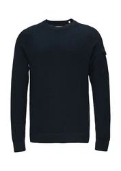 s.Oliver Strickpullover Gerade Dunkelblau