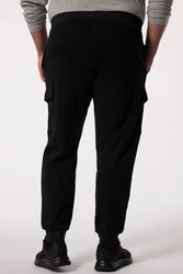 Men Plus Cargohose Cargo-Jogginghose Elastikbund Dunkelblau/Schwarz/Khaki
