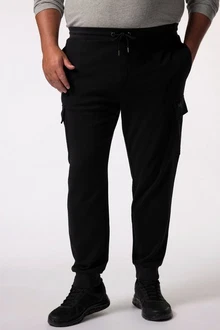 Men Plus Cargohose Cargo-Jogginghose Elastikbund Dunkelblau/Schwarz/Khaki Men Plus Cargohose Cargo-Jogginghose Elastikbund Dunkelblau/Schwarz/Khaki