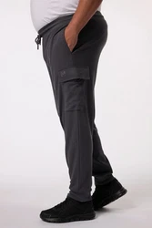 Men Plus Cargohose Cargo-Jogginghose Elastikbund Dunkelgrau/Hellgrau/Grau/Khaki/Dunkelblau