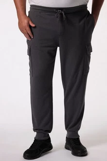 Men Plus Cargohose Cargo-Jogginghose Elastikbund Dunkelgrau/Hellgrau/Grau/Khaki/Dunkelblau