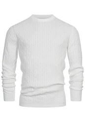 Kronstadt Strickpullover KSCable Weiß/Creme