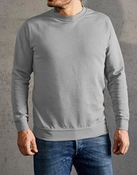 Promodoro Sweatshirt Herren New Mens Sweater Grau/Hellgrau/Dunkelgrau