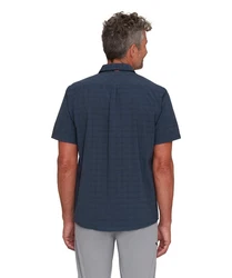 Mammut Kurzarmhemd Lenni Shirt Herren Dunkelblau/Hellblau/Blau