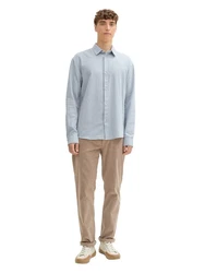 TOM TAILOR T-Shirt Hellgrau/Grau