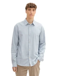 TOM TAILOR T-Shirt Hellgrau/Grau