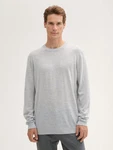 TOM TAILOR Strickpullover Grau/Silber/Hellgrau