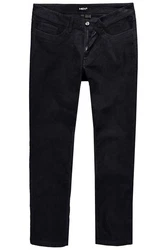 Men Plus Chinohose 5-Pocket Straight Fit Dunkelblau/Schwarz