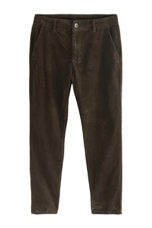 Next Chinohose Slim Fit Chinohose Khaki/Dunkelgrün/Dunkelbraun