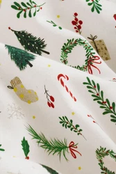 Next Langarmhemd mit Weihnachts-Print Weiß/Rosa/Beige/Gelb/Creme