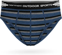 normani Slip 3er Pack Herren Merino Slip Dunkelblau/Blau