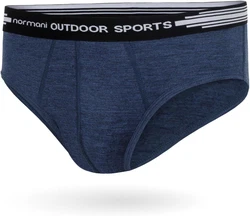 normani Slip 3er Pack Herren Merino Slip Dunkelblau/Blau
