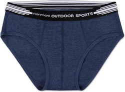 normani Slip 3er Pack Herren Merino Slip Dunkelblau/Blau