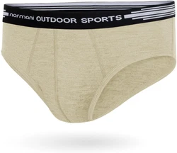 normani Slip 3er Pack Herren Merino Slip Khaki/Braun