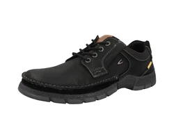 camel active Herren Schnürschuh Sneaker Schwarz