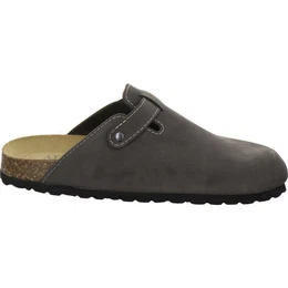 390082 Clogs Pantolette fr Herren aus Leder mit Fubett, Hausschuhe Made in Germany
