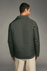 Next Steppmantel Harrington-Jacke mit Wattierung Dunkelgrün/Grün/Khaki