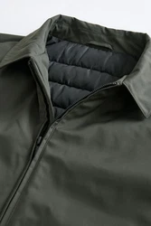 Next Steppmantel Harrington-Jacke mit Wattierung Dunkelgrün/Grün/Khaki