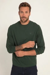 JP1880 T-Shirt Langarmshirt Basic Grün/Dunkelgrün