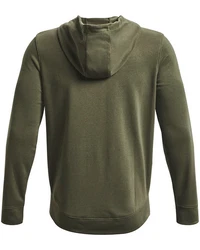 Under Armour Sweatjacke Rival Terry mit durchgehendem Zip Dunkelgrün