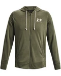 Under Armour Sweatjacke Rival Terry mit durchgehendem Zip Dunkelgrün