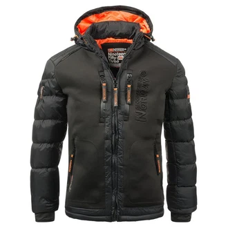 Geographical Norway Herren Winterjacke Beachwood Dunkelgrün/Schwarz