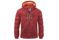 Geographical Norway Herren Winterjacke Beachwood Rot/Orange/Dunkelrot