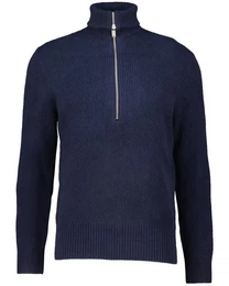 Strickpullover Herren Troyer mit Baumwolle und Wolle MANUELO 10 (1-tlg)