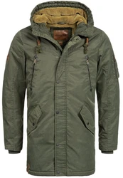Indicode Winterjacke Bardsley Dunkelgrün/Grün/Khaki