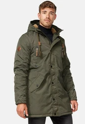 Indicode Winterjacke Bardsley Dunkelgrün/Grün/Khaki
