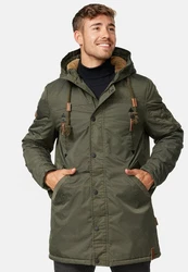 Indicode Winterjacke Bardsley Dunkelgrün/Grün/Khaki