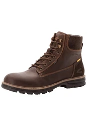 camel active Leder Boot Schnürschuh Braun/Dunkelbraun