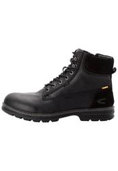 camel active Leder Boot Schnürschuh Schwarz