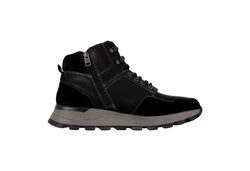 camel active Herren Stiefelette Schnürboots Schnürstiefel Schwarz
