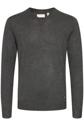 Blend Strickpullover BLEND BHWEBER Dunkelgrau/Grau