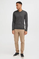 Blend Strickpullover BLEND BHWEBER Dunkelgrau/Grau