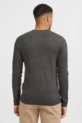 Blend Strickpullover BLEND BHWEBER Dunkelgrau/Grau