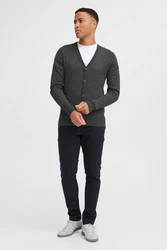 Blend Strickweste Style BHWEBTE Dunkelgrau/Grau