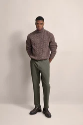 bugatti Stoffhose Khaki/Dunkelgrün