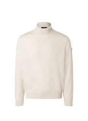 MAERZ Muenchen Strickpullover Weiß/Creme/Beige/Khaki/Braun