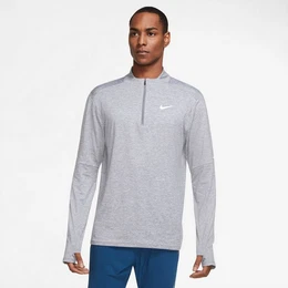 Sweatshirt M NK DF ELMNT TOP HZ SMOKE GREY/GREY FOG/HTR/RE
