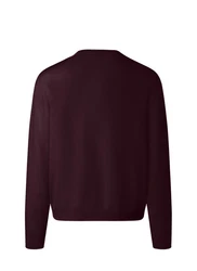 MAERZ Muenchen Pullover Rundhals Dunkelrot/Bordeaux/Lila