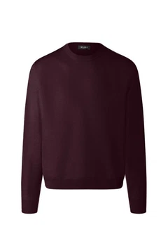 MAERZ Muenchen Pullover Rundhals Dunkelrot/Bordeaux/Lila MAERZ Muenchen Pullover Rundhals Dunkelrot/Bordeaux/Lila