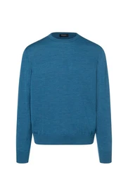 MAERZ Muenchen Pullover Rundhals Hellblau/Blau/Türkis
