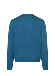 MAERZ Muenchen Pullover Rundhals Hellblau/Blau/Türkis